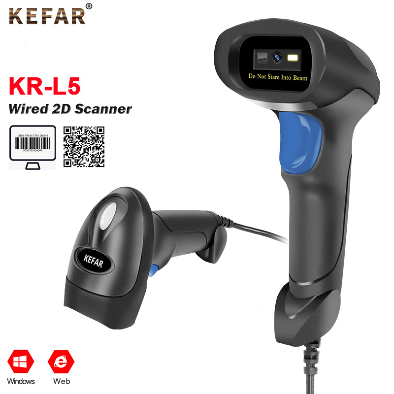 Picture of Kefar L8Bl Bluetooth 2D Barcode Reader Wireless Scanner