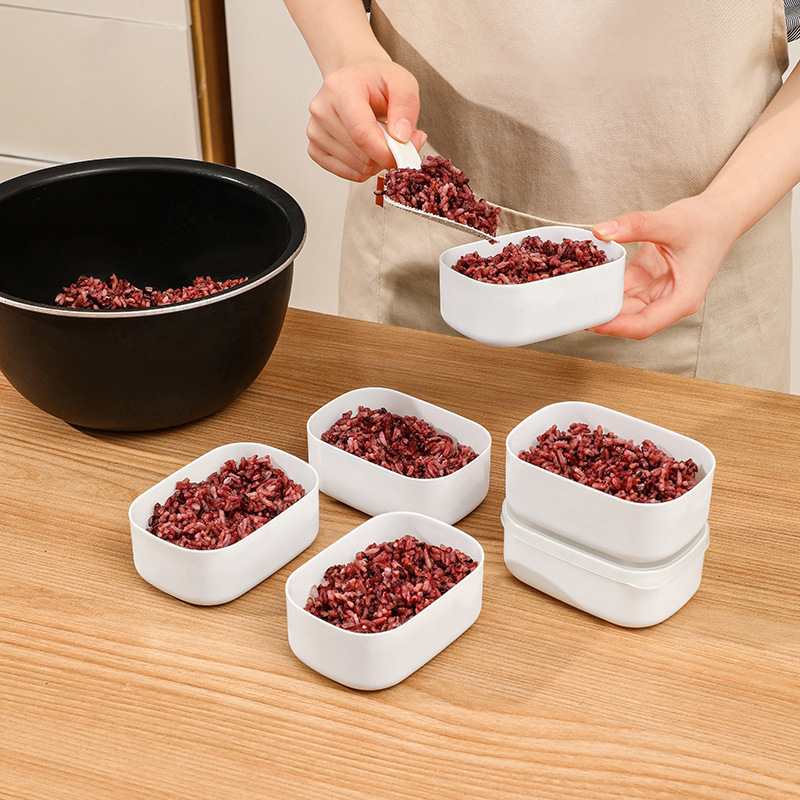 Picture of Heatable Convenient Small Lunch Box Brown Rice Coarse Cereals Rice Packed Box Frozen Fresh-keeping Box Lunch Box Fruit Lunch Box