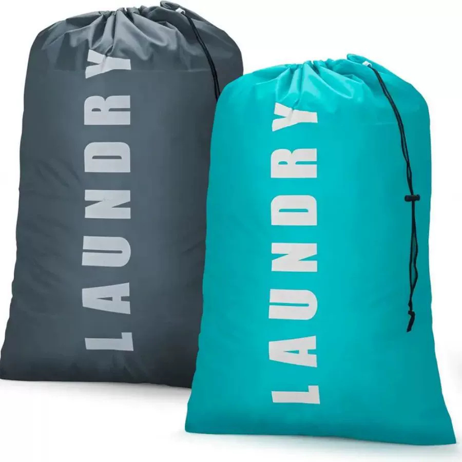 Cross-Border Storage Laundry Bag Waterproof Oxford Cloth Portable Travel Storage Bag Moving Drawstring Drawstring Dirty Clothes Bag