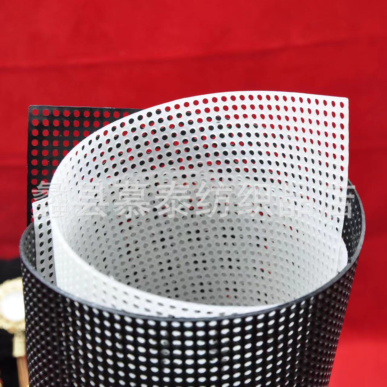 Picture of Square Plastic Mesh Diy Hook Bag Mesh Bottom Tissue Box Shaped Handmade Accessories Ring Bottom Woven