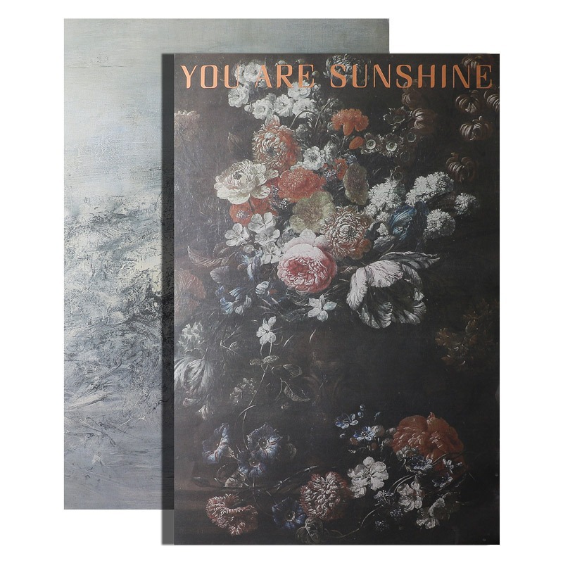 Picture of New thickened night garden Fenghua paper waterproof bouquet wrapping paper bronzing English paper flower wrapping paper wholesale