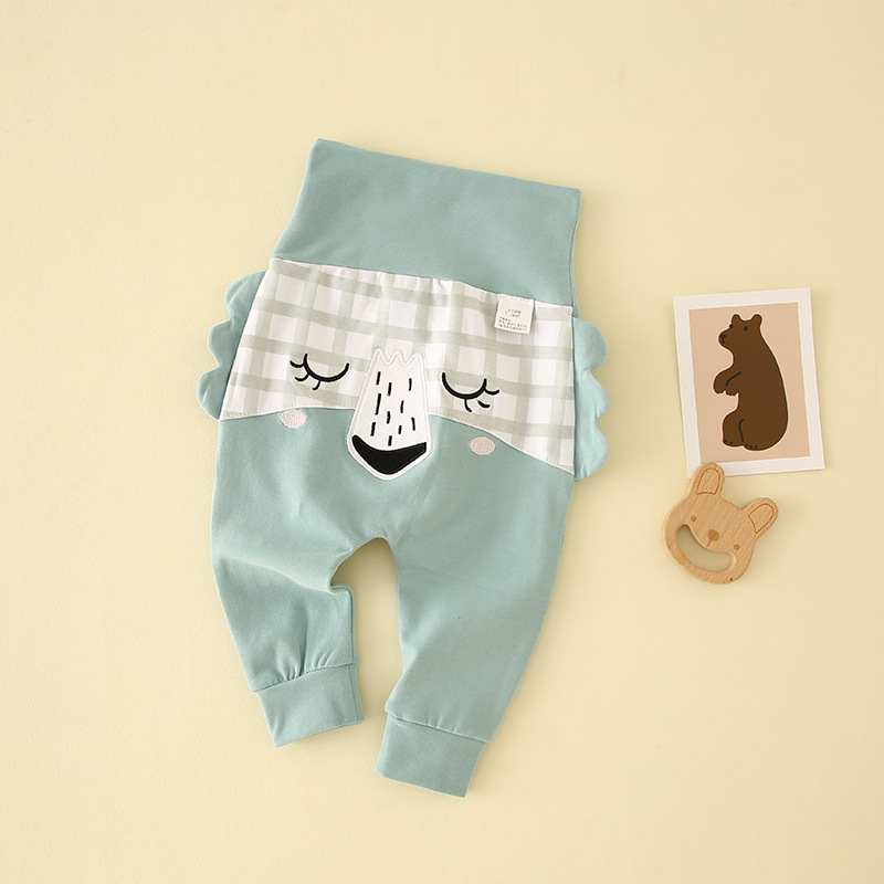 Picture of Children's High-Waisted Pp Pants 2025 Autumn New Korean Style for 0-3 Year Old Boys and Girls, Baby Tummy-Protecting Long Pants, Girls' Pants