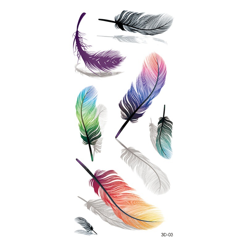 Spot Wholesale 3D Butterfly Waterproof Sweat Female Stereo Artificial Creative Temporary Stickers European and American Cross-Border Butterfly Tattoo Stickers