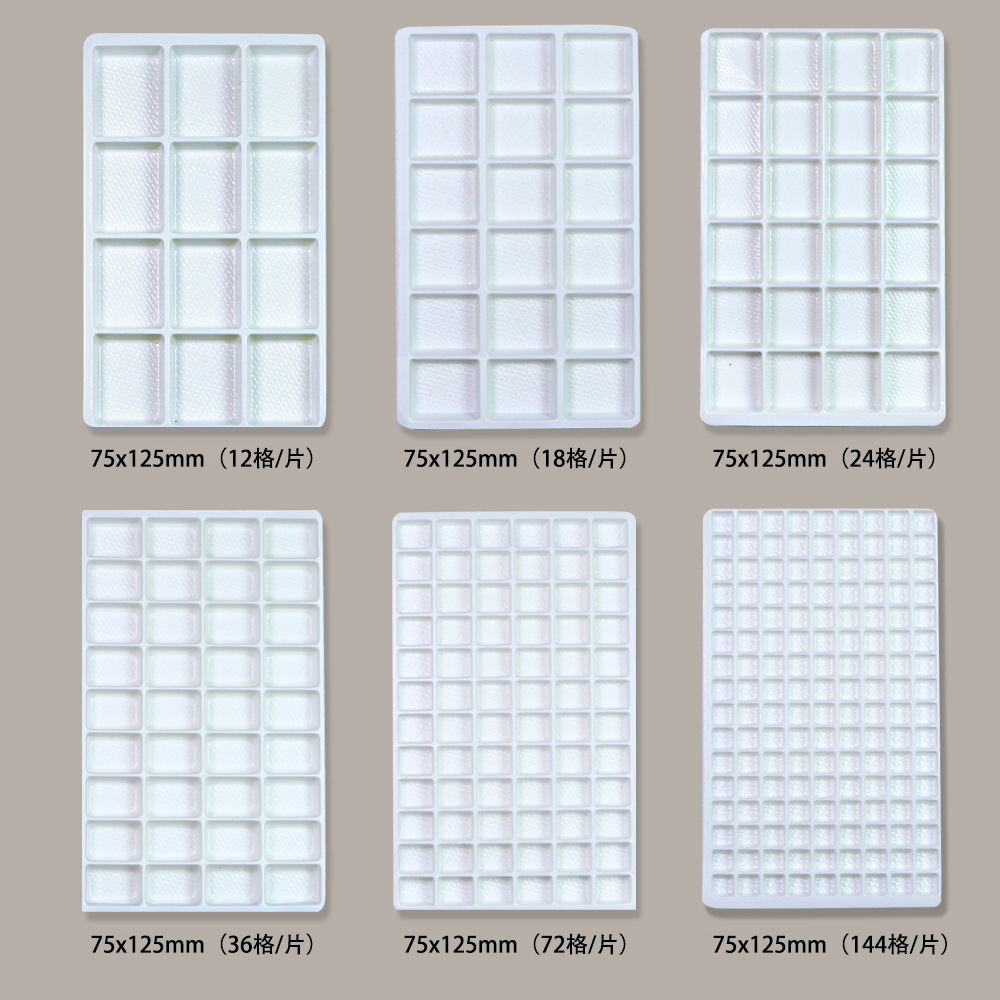 Nail drill storage tray diy rhinestone jewelry tray multi-specification blister sheet bare drill special packaging wholesale