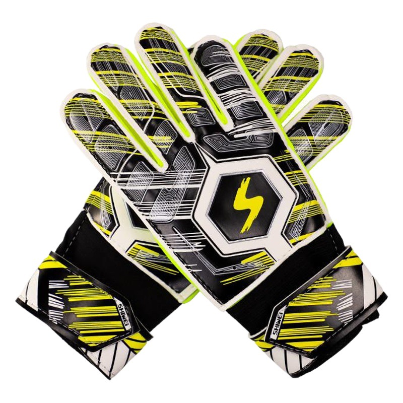 Picture of Shiwei cross-border new children's adult football goalkeeper gloves goalkeeper gloves latex non-slip breathable wear-resistant