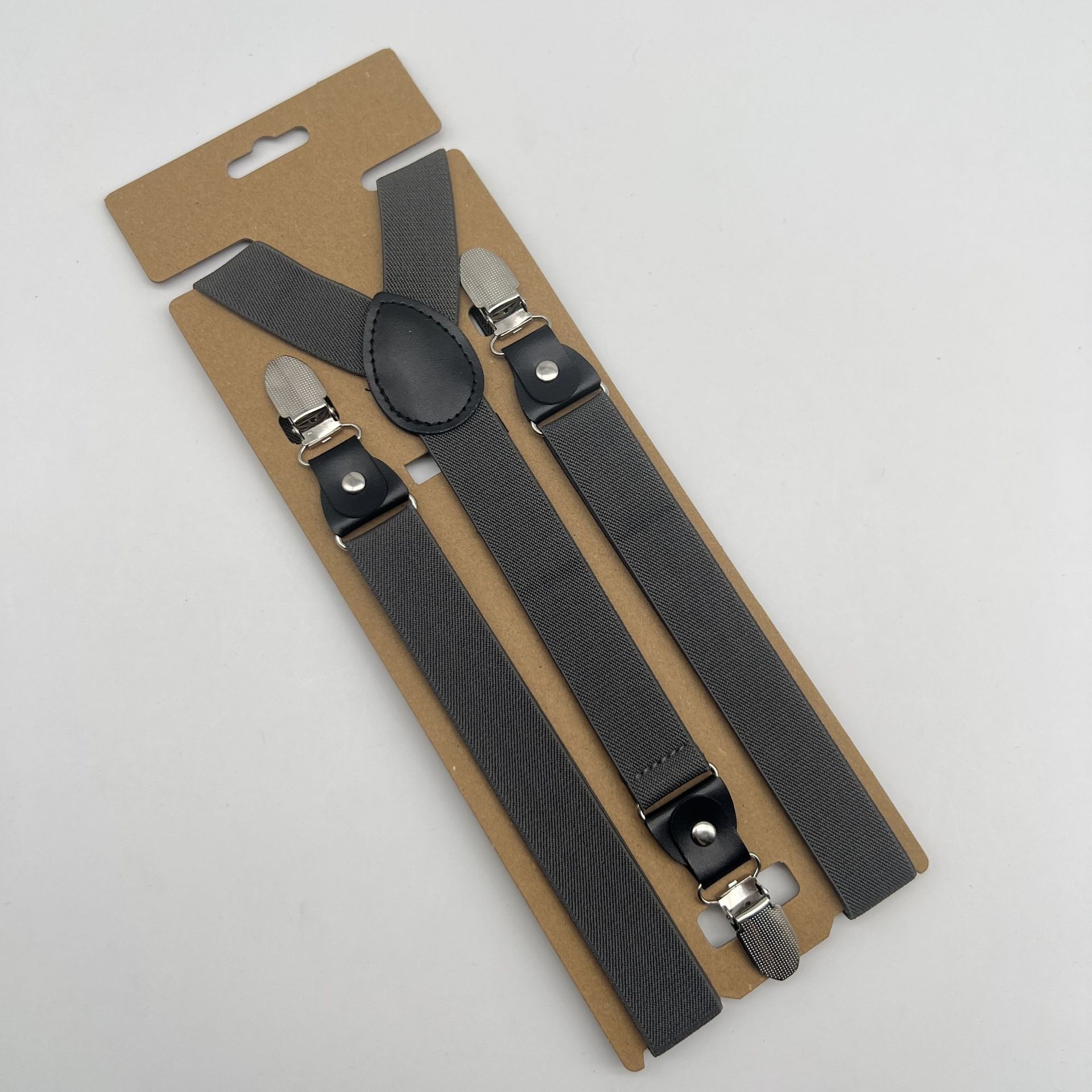 Picture of Cross-Border Supply 2.5cm Adult 3-Clip Elastic Suspenders Unisex Strap Clip-On Style Shoulder Strap