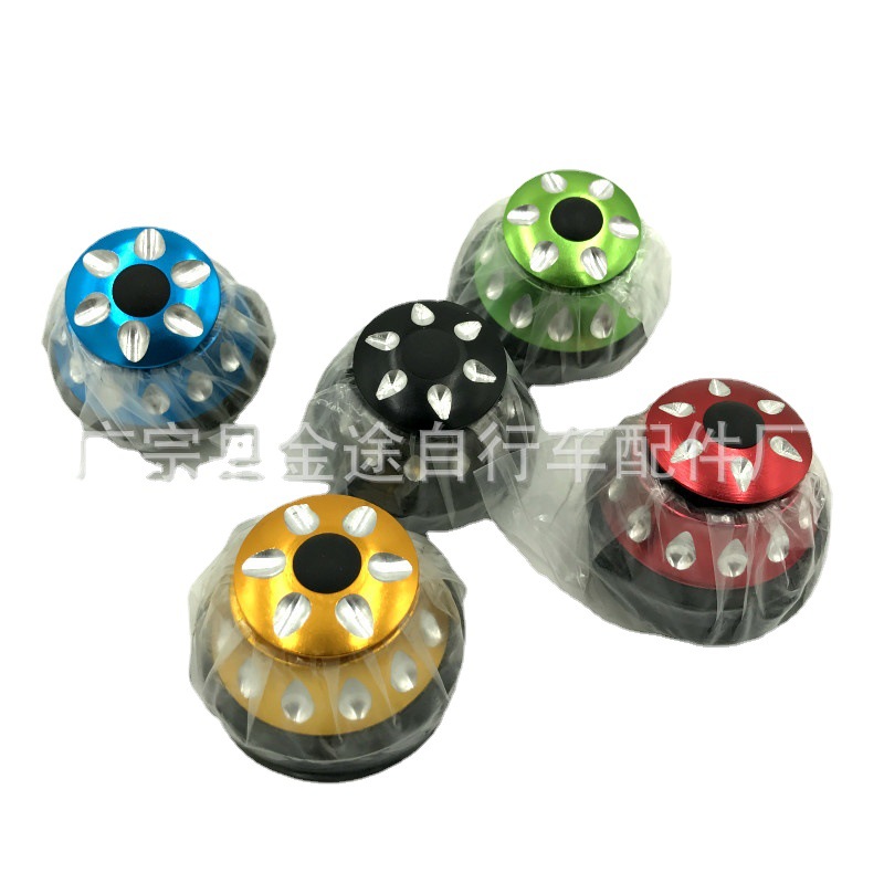 Mountain bike front fork wrist group head wrist group 44 diameter CNC water drop color head bowl group wholesale