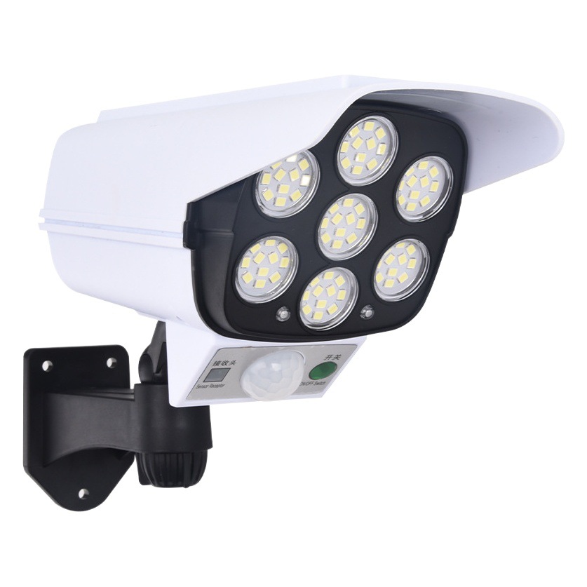 Monitoring light solar simulation camera garden light human body induction remote control waterproof household anti-thief led street light