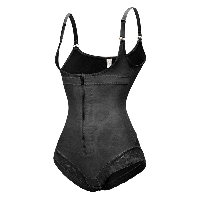 2022 Amazon supply Body Shaper Shapewear mesh lace zipper one-piece Body-shaping garment