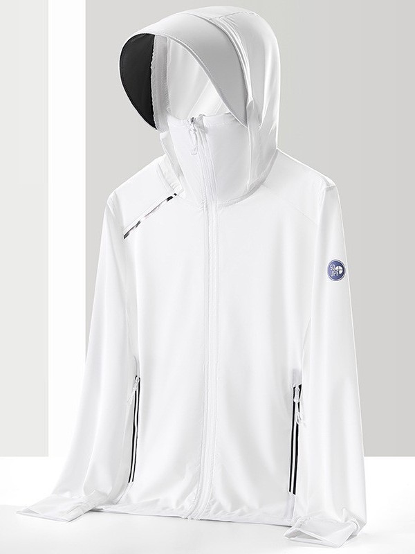 UPF50 Sunscreen Clothing Men's Anti-ultraviolet Breathable Ice Silk Fishing Sunscreen Clothing Women's Summer Thin Coat Skin Clothing