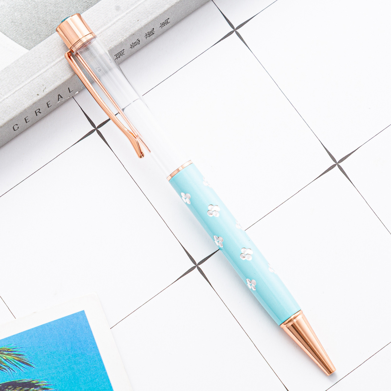Picture of Empty Rod ballpoint pen spot wholesale gift metal advertising pen diy depiction empty pipe pen advertising pen printing logo