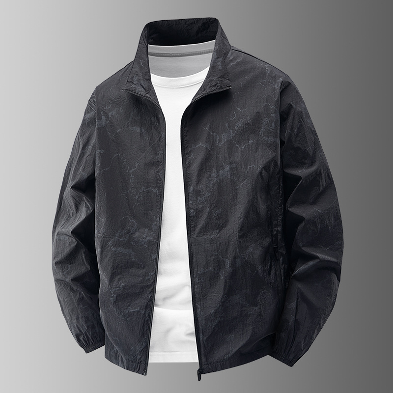 2025 New Men's Sun Protection Clothing Sun Protection Clothing Teenagers Sun Protection Clothing Collar Sun Protection Clothing Men's Skin Clothing