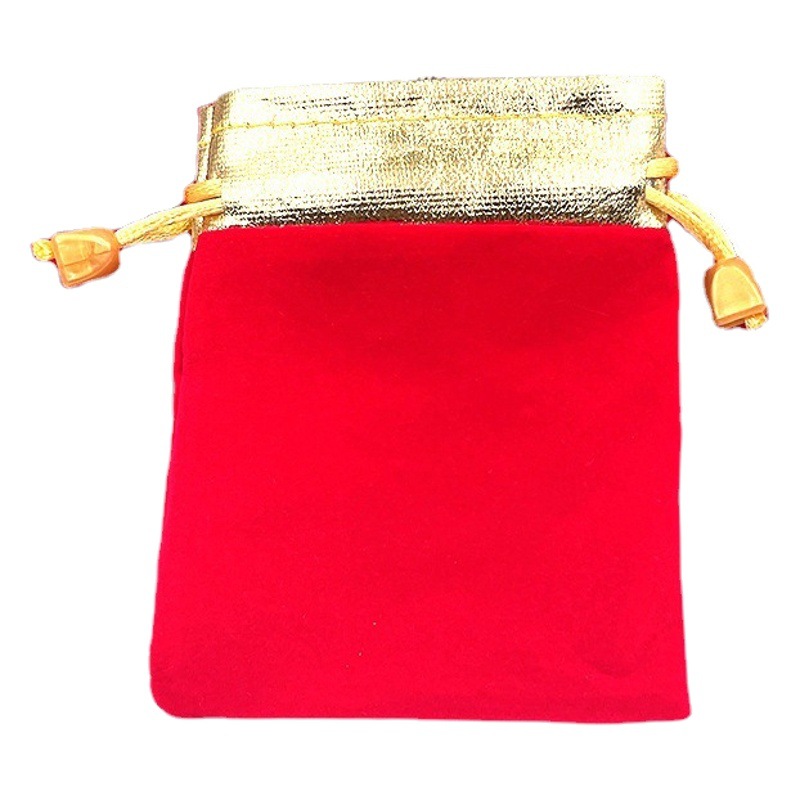 Phnom Penh plastic beads flannel bags manufacturers wholesale jewelry packaging printing various jewelry Jade flannel bags