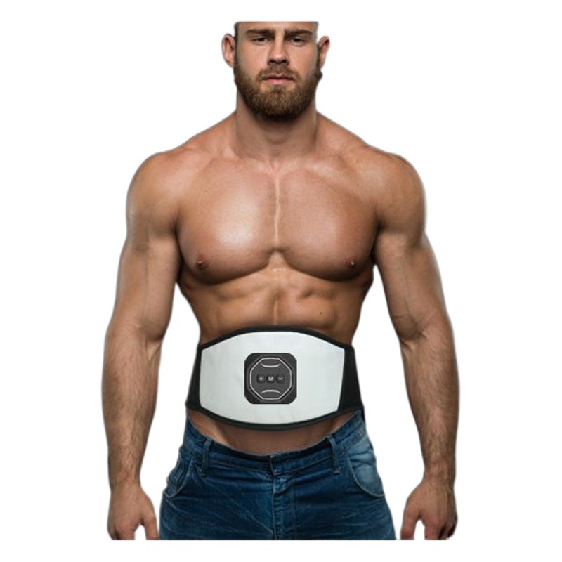 Cross-border EMS abdominal fitness instrument muscle fitness machine fat-throwing abdominal machine lazy massage instrument PU leather belt abdominal belt