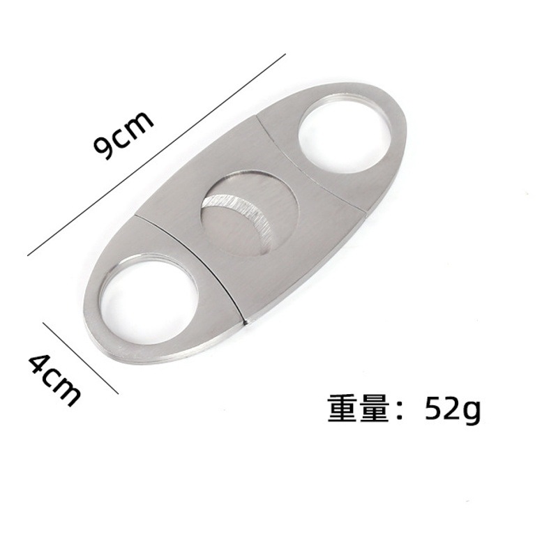 Stainless steel Cigar scissors simple plastic cigar tobacco scissors tool set portable double-edged cigar knife wholesale