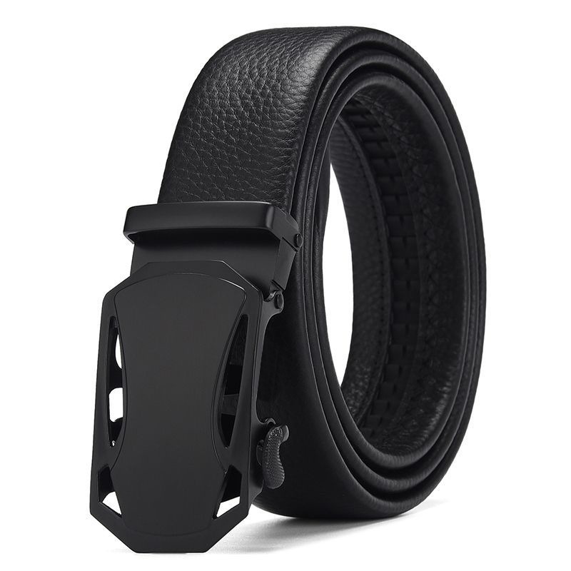 Picture of ceali kievr men's belt automatic buckle kangaroo belt pants belt TikTok fast hand online popular