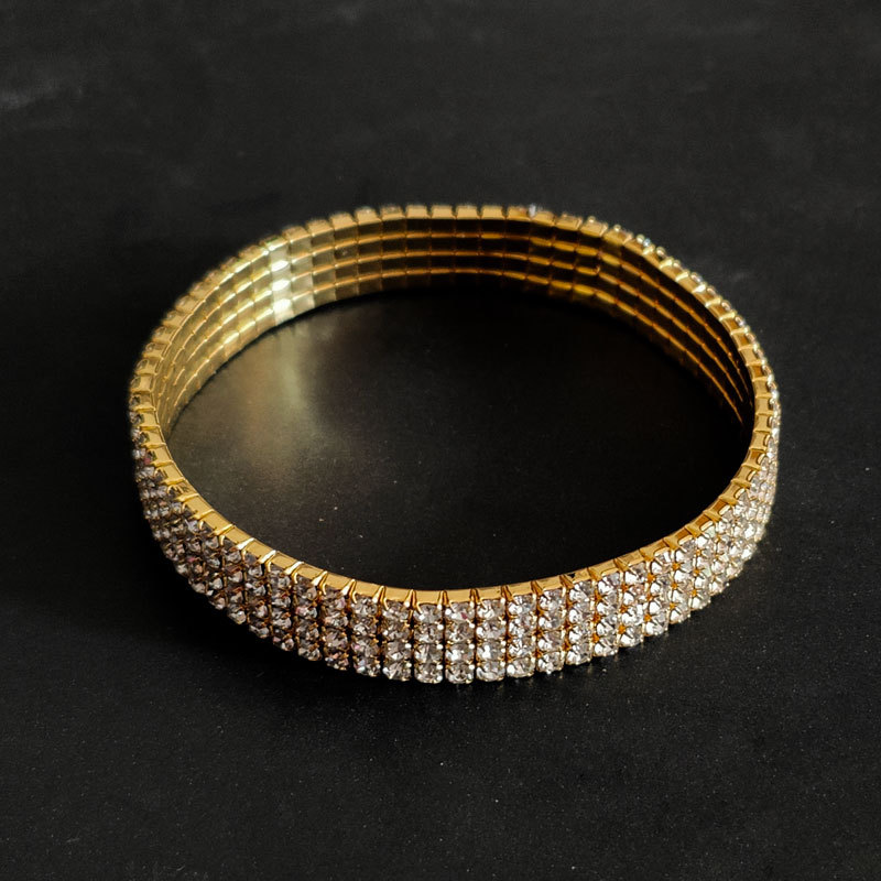 Picture of European and American foreign trade fashion elastic diamond anklet anklets accessories wholesale anklets