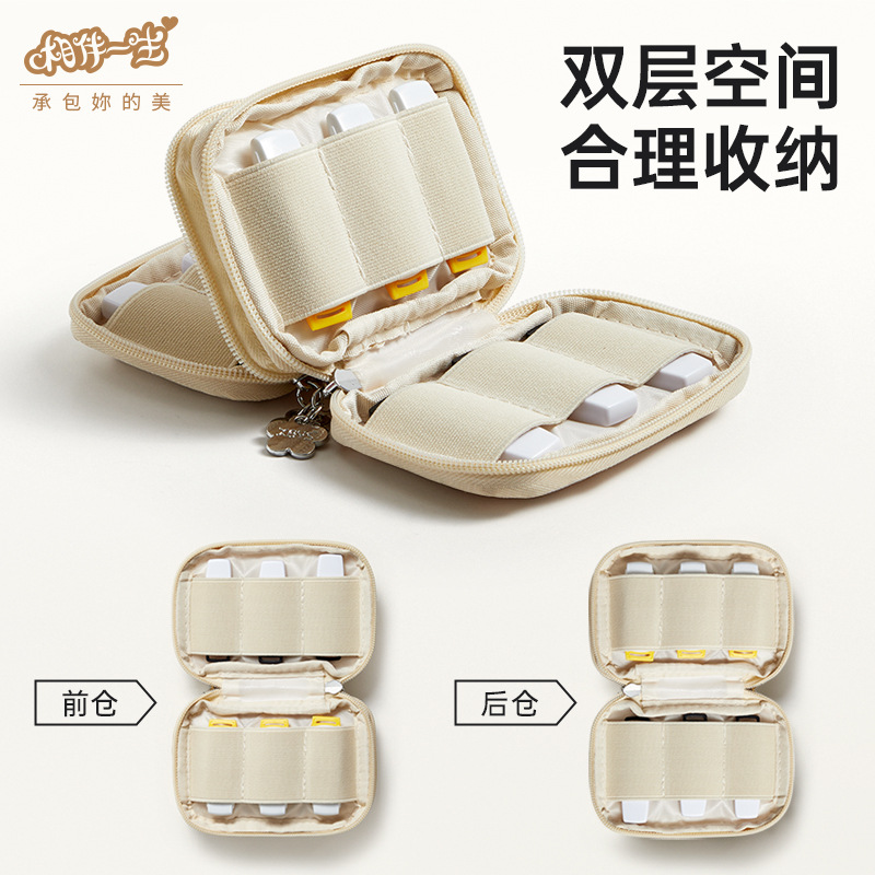 Picture of For a Lifetime USB Flash Drive U Shield Cosmetics Bag Office Accounting Large Capacity Organizing Online Banking Financial Tax Disk Portable Protective Cover