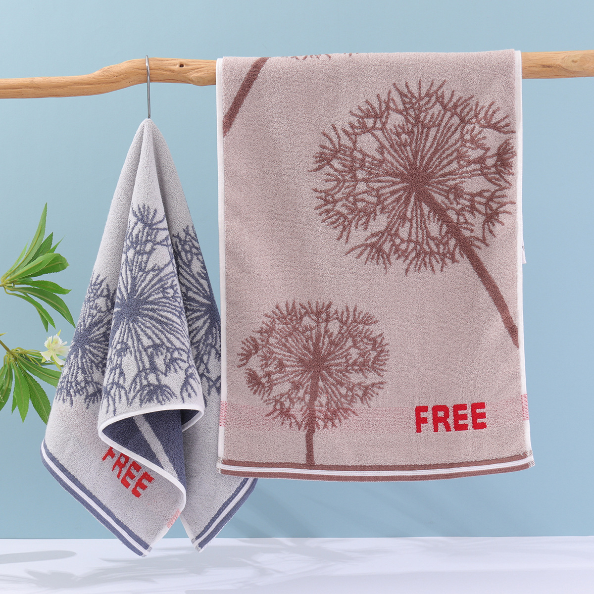 Picture of Gaoyang factory cotton European flower towel soft absorbent large face towel supermarket gift wholesale face towel household towel