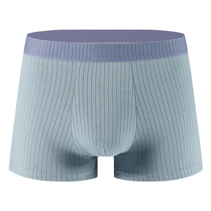 Men's underwear cotton antibacterial crotch four-corner panties drawdown waist comfortable cotton breathable boxer shorts wholesale