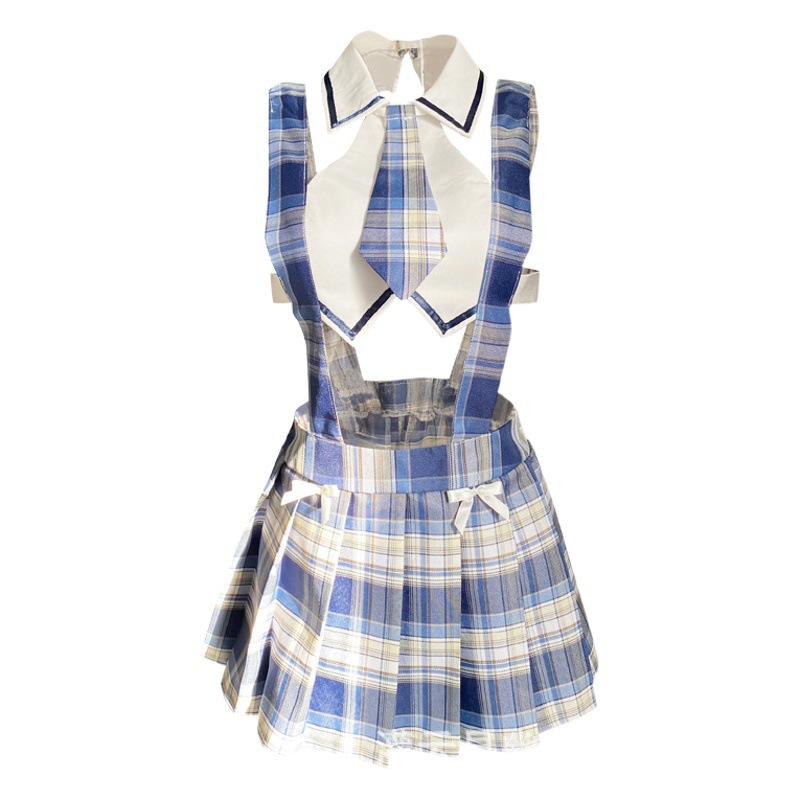 Lin Linting Sexy Lingerie Student Uniform JK Skirt Sweet Pure Cute New Uniform Set 2648