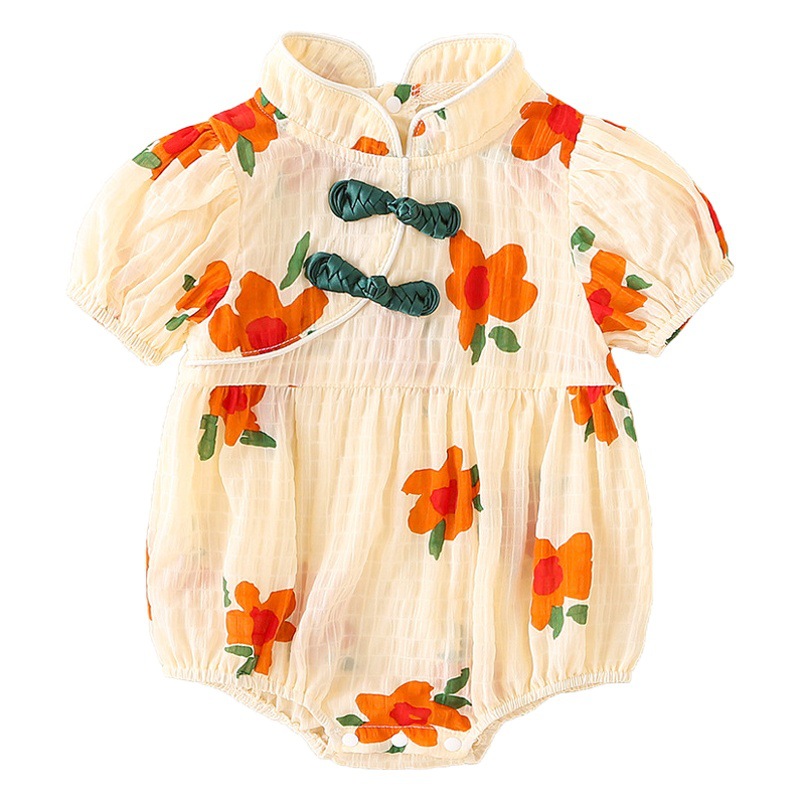 New Starting Point Clothing, Baby Clothes, Summer Clothes, Baby Girl Thin Jumpsuit, Princess Full Moon Summer Clothes