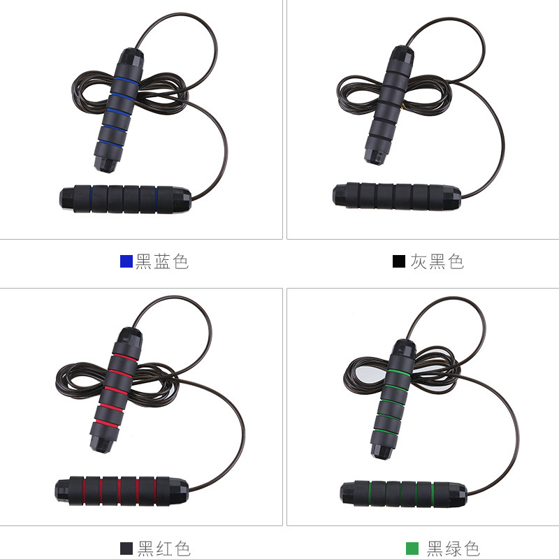 Picture of Weight-bearing jump God fitness rope skipping wire rope weight loss equipment for students high school entrance examination rope skipping manufacturers supply