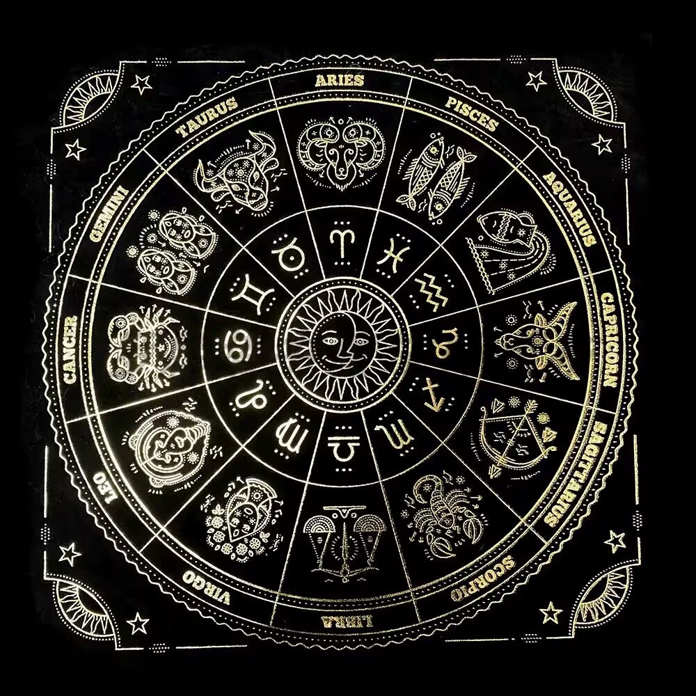 Picture of 60 × 60 small size tablecloth bedroom living room study decorative tapestry cross-border hot selling background wall hanging canvas