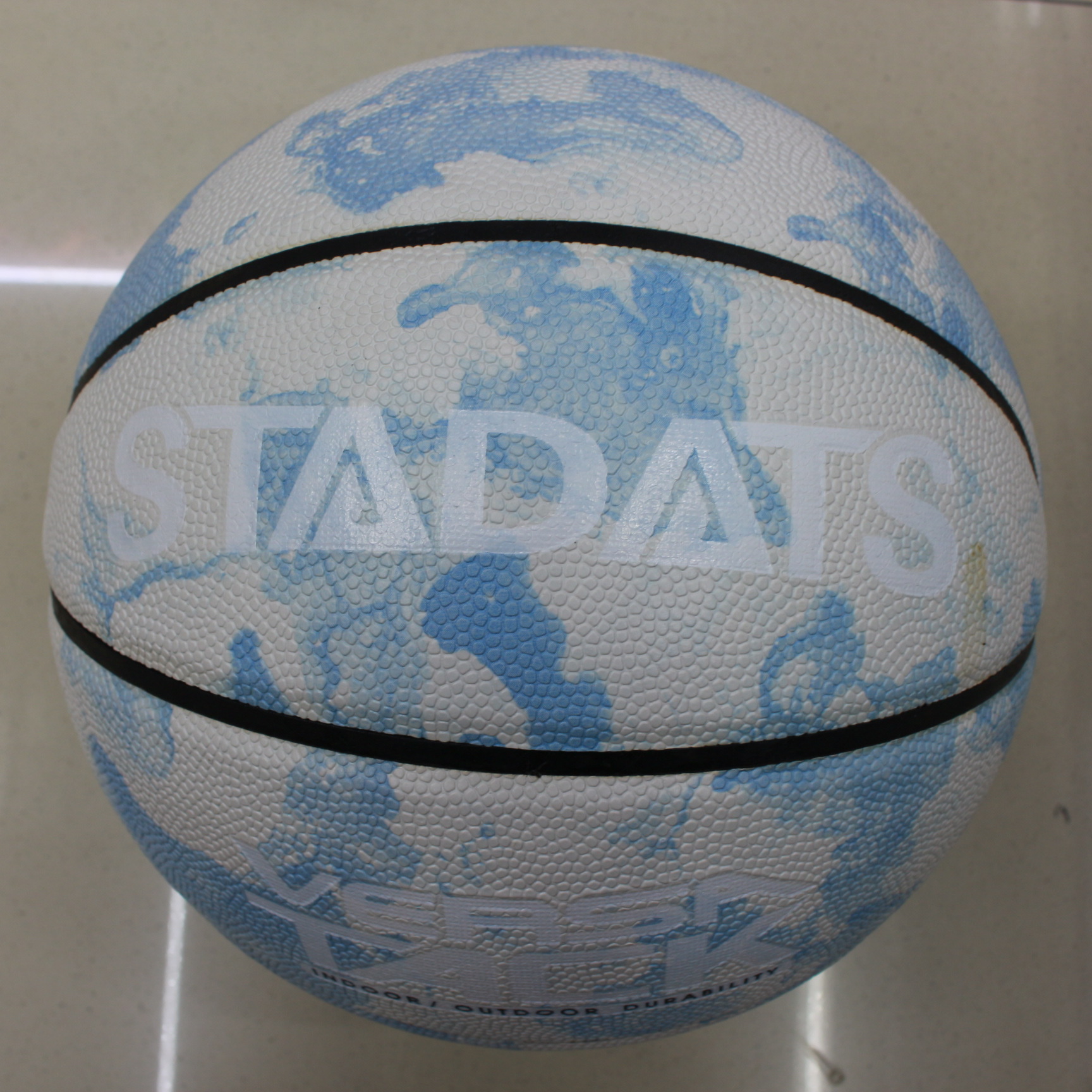 genuine goods STADATS white leather wear-resistant basketball No.7 indoor and outdoor primary and secondary school students adult basketball No.7