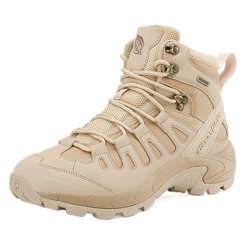 Military Boots Men's Cross-border High-top Tactical Boots Outdoor Sports plus size Mountaineering Shoes Men's Hiking Combat Boots Martin Boots