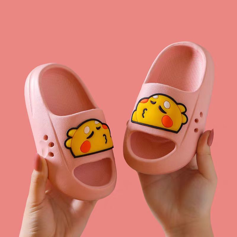 Picture of EVA Children's Slippers Cute Cartoon Boys and Girls Baby Children's Bean Shoes Big Children's Parent-Child Summer Slippers