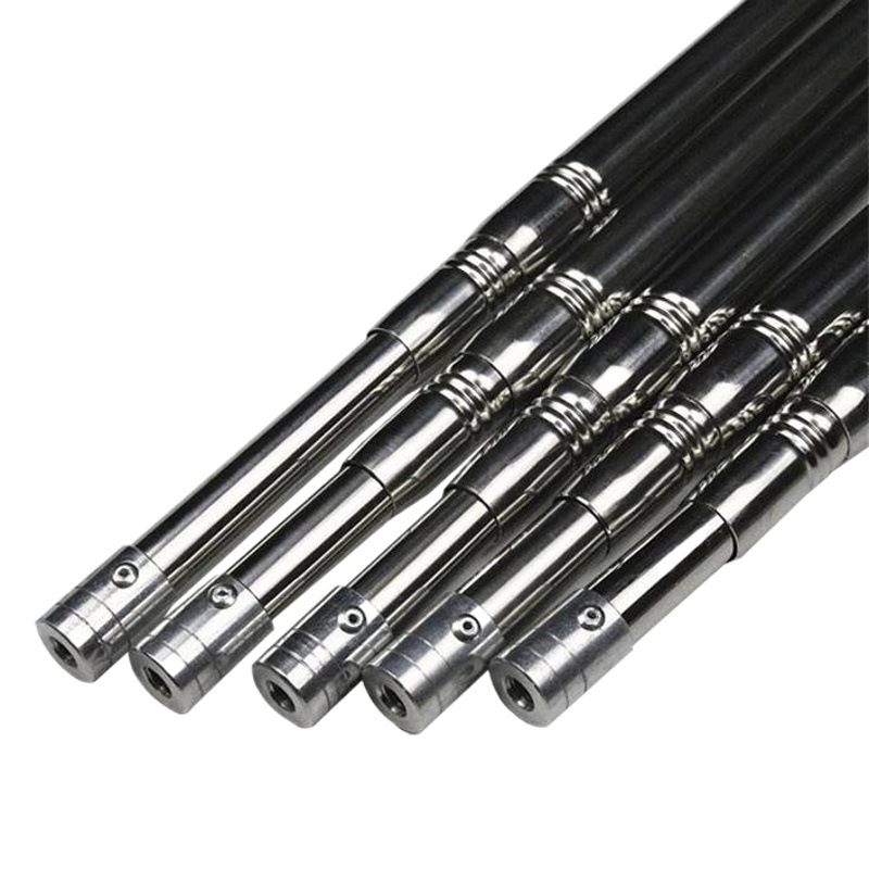 Stainless steel wire rod positioning telescopic wire rod harpoon rod reinforcement wire rod 8mm interface fishing supplies