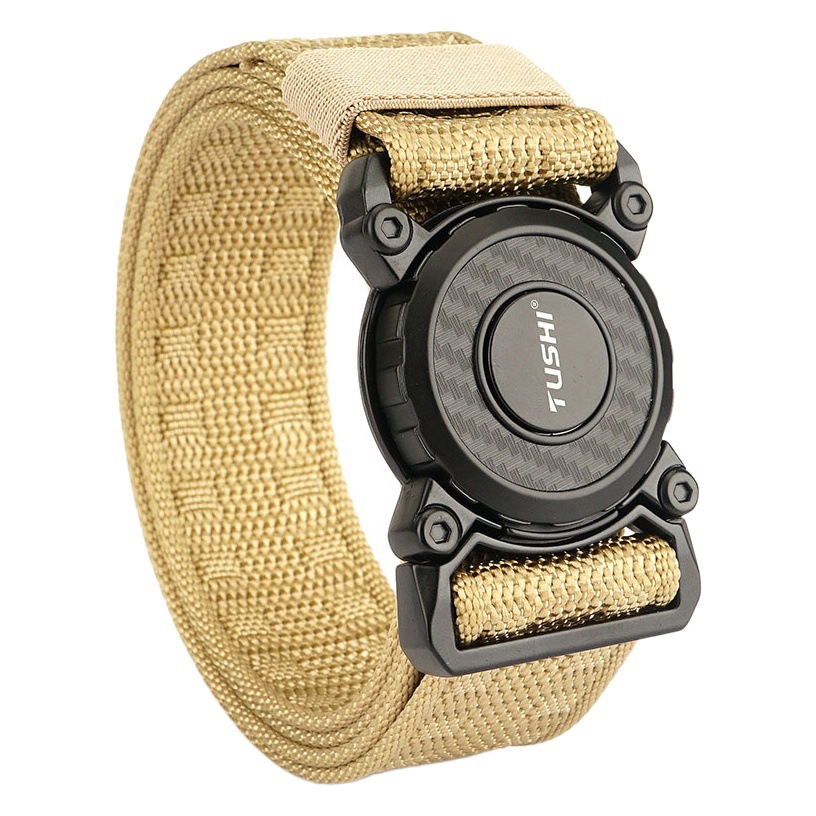New Tactical Alloy Buckle Training Nylon Belt Outdoor Commuting Workwear Quick Release Men's Belt Manufacturer Wholesale