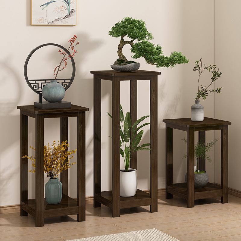 Simple Flower Stand Indoor Flower Stand Green Plant Flower Pot Rack Succulent Potted Plant Rack Ornament Display Rack Home Multi-layer Storage Rack