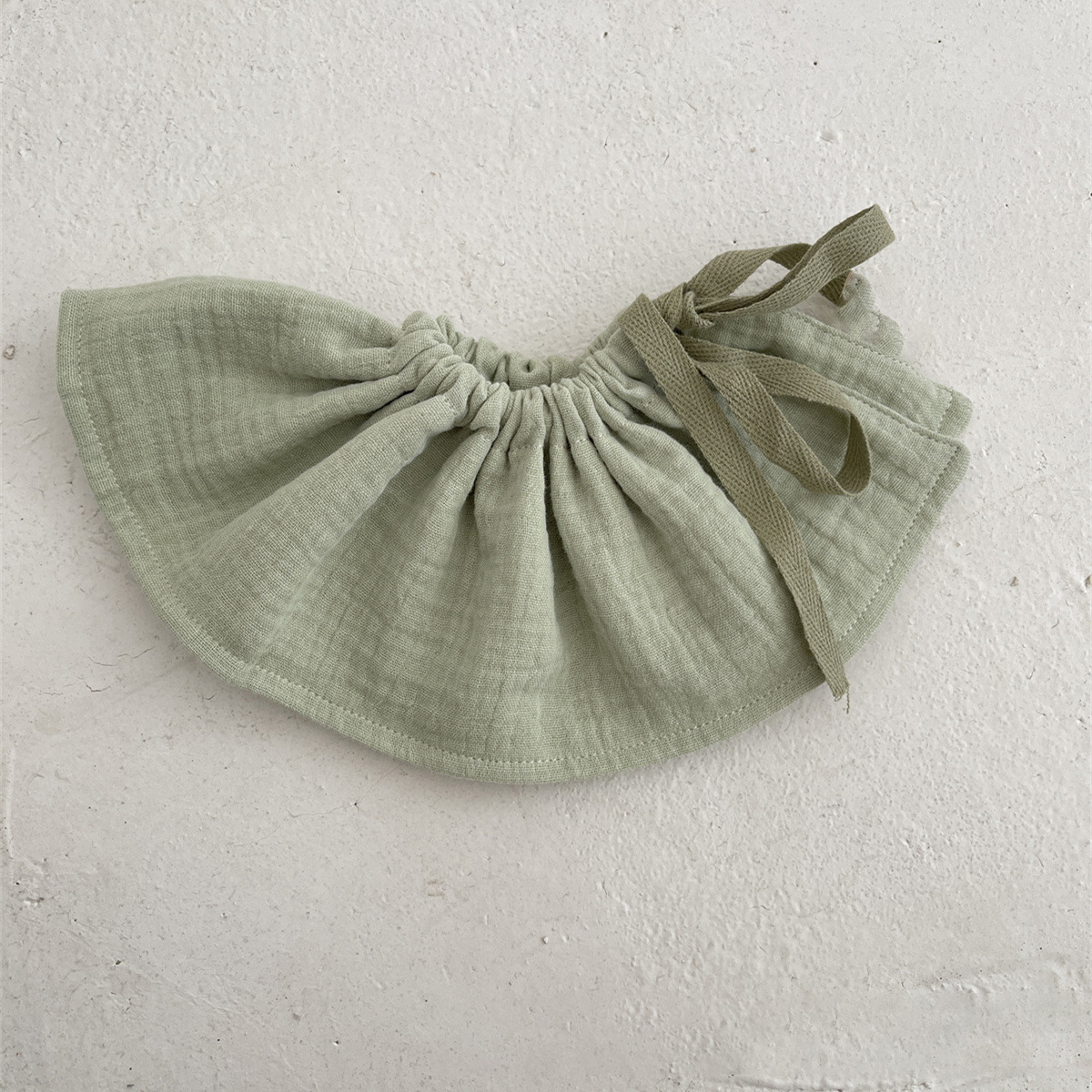 Picture of Newborn baby 4 layers cotton yarn saliva towel gauze bib tether baby saliva towel anti-spitting bib