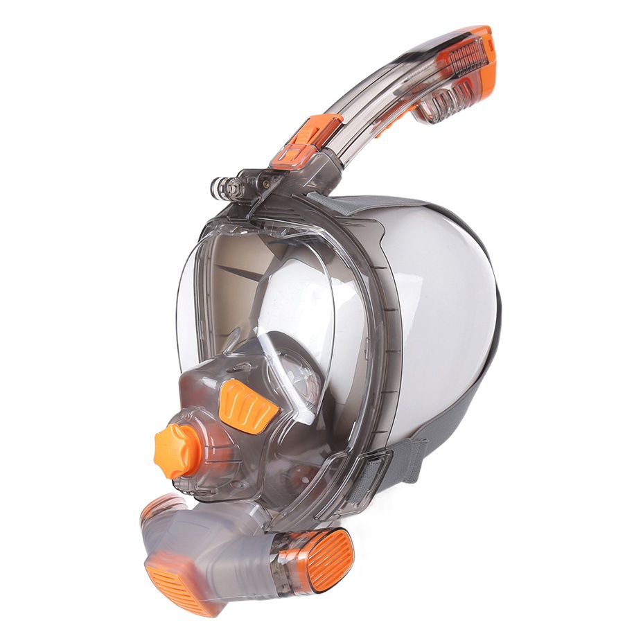 Snorkeling Mask New Full-Face Swimming Mask Waterproof and Anti-Fog Fully Dry Breathing Tube Set Diving Mask Equipment