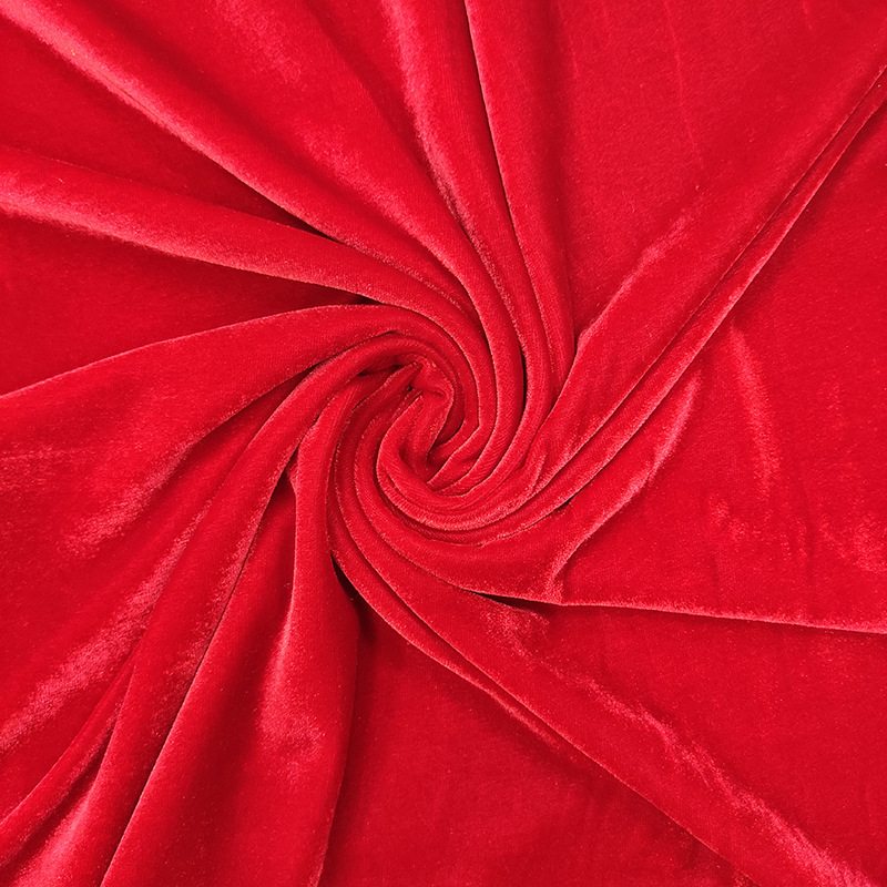 Green Velvet Christmas Clothing Fabric Red Festive Decorative Cloth Tablecloth Christmas Hat Backpack Gift Bag, Etc