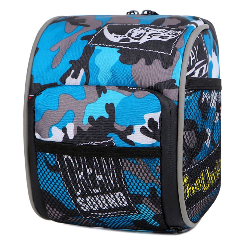 Mountain Bike Front Handlebar Bag Large Capacity Waterproof Foldableing Front Bag Bicycle Faucet Bag Cycling Bag Multi-Color Camouflage