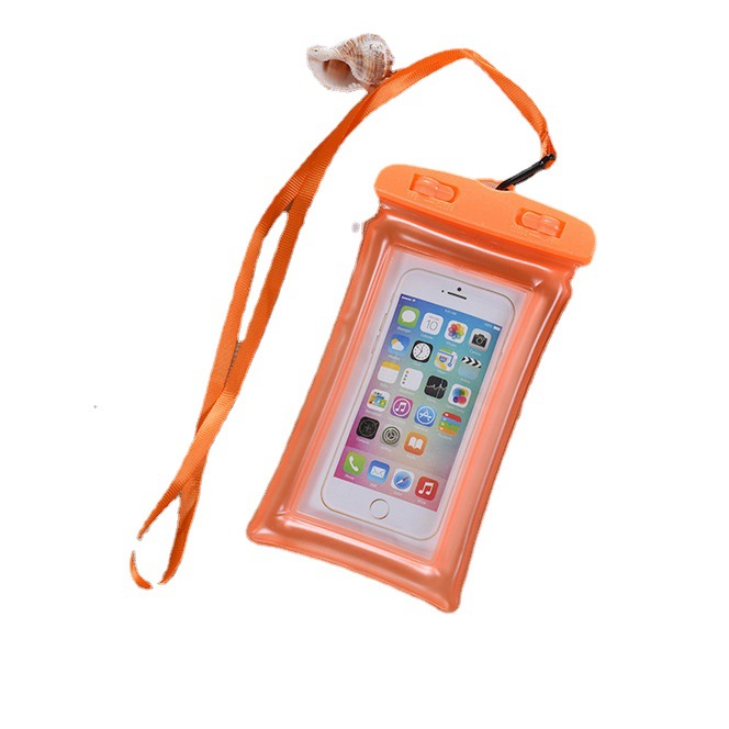 Picture of Airbag Mobile Phone Waterproof Bag Takeaway Rider Special Swimming Hot Spring Touchscreen Rainproof Sealed Bag Fixed LOGO