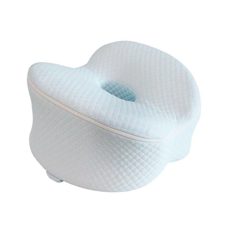 Picture of Cross-border leg pillow slow rebound memory cotton breathable knee pillow apple-shaped side sleep leg pillow support clip leg pillow wholesale