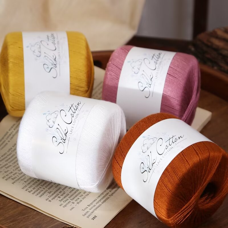 Summer 6 lace silk cotton fine wool group hand-woven crochet diy shawl cardigan skirt wholesale