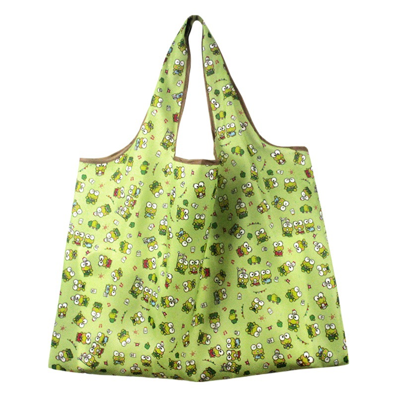 Cute Small Animal Environmental Protection Bag Portable Foldable Shopping Bag Supermarket Shopping Bag Oxford Cloth Pocket Fashion Handbag