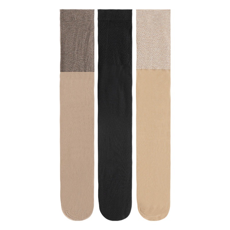 Air-Conditioned Room Knee Protection Stockings for Women, Cold Leg Protection, Anti-Snagging Over-The-Knee Socks, Summer Thin Long Socks