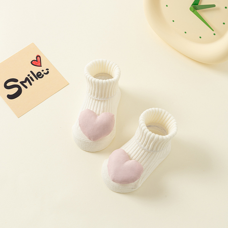 Picture of Newborn baby socks class a cotton spring and autumn non-slip boys and girls baby cartoon doll tube floor socks wholesale 1