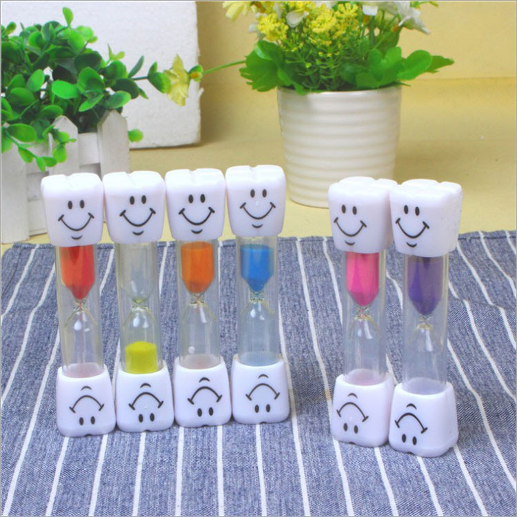 Picture of Color sand kitchen timing hourglass three-minute countdown glass craft hourglass children's interest toys LOGO