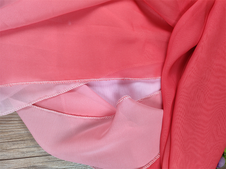 Picture of Dance Photography Photo Gradient Silk Scarf Art Photo Props Dance Performance Elegant Body Etiquette Scarf
