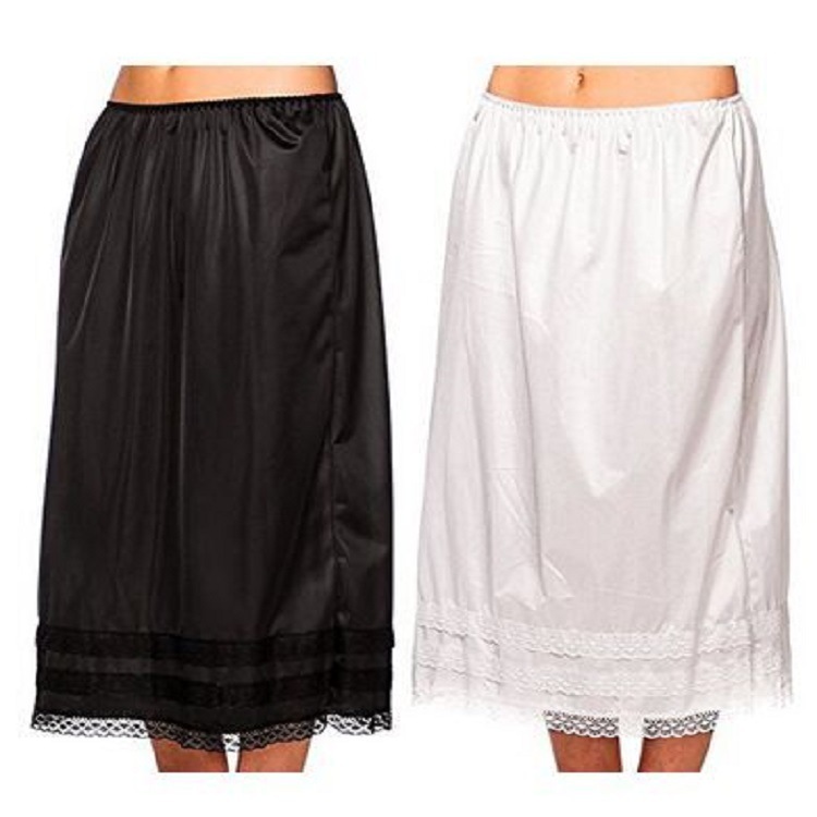 Solid color cross-border fold stitching dress fresh and sweet half-length lace lace casual a generation of cross-border foreign trade