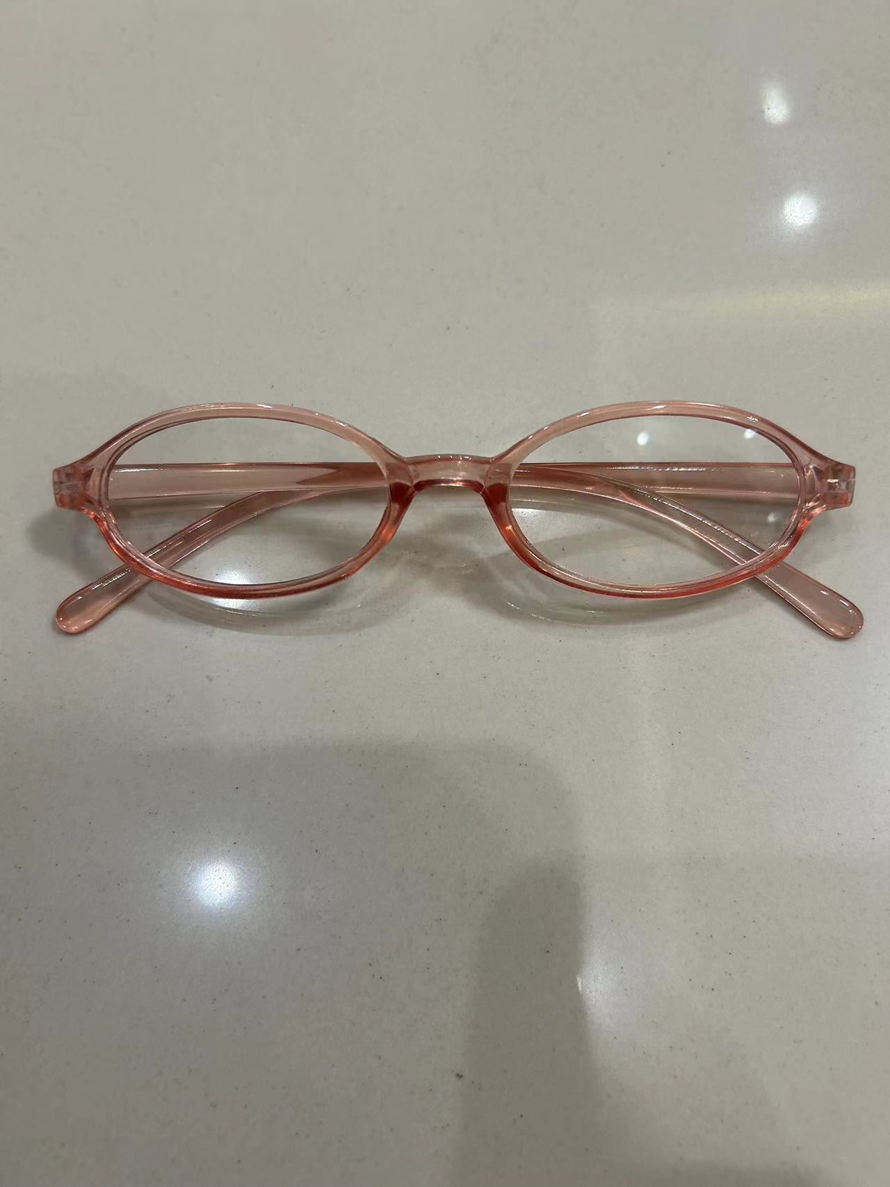 Picture of New retro small frame small face hot girl glasses frame student Female Anti-blue light glasses plain beauty artifact oval shape