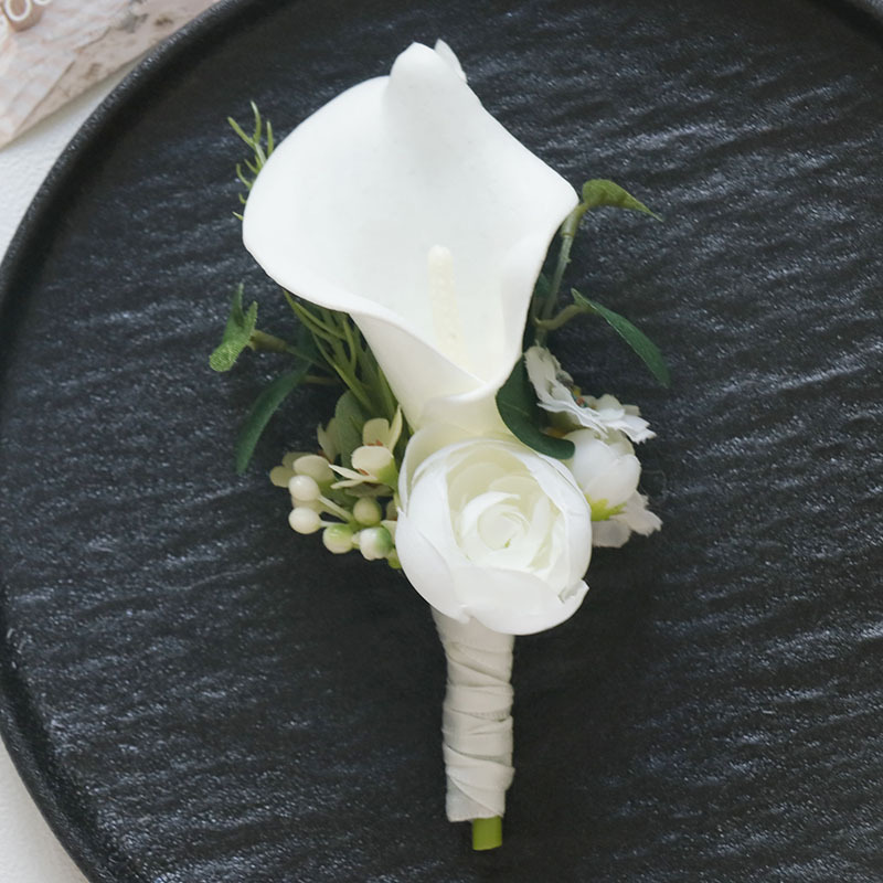 Picture of 237 Western-style business celebration corsage hand flower wedding supplies artificial flower studio photo props White series