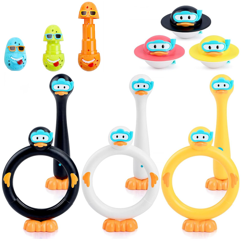 Children's Swimming Pool Water Play Toy Duck Diving Stick Diving Stick Underwater Submersion Air-Closed Training Auction Equipment